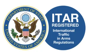 ITAR compliant badge